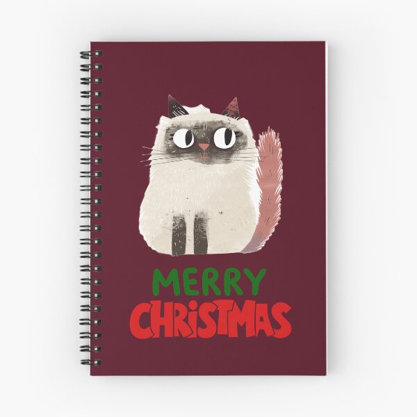 Item preview, Cute Ragdoll Cat Merry Christmas Holiday Art designed and sold by stormk10.