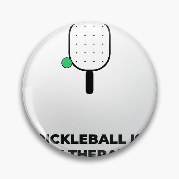 Item preview, Pickleball Is My Therapy Funny Quote designed and sold by CourtCultureHQ.