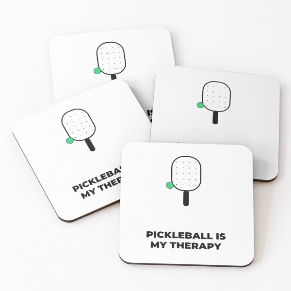 Item preview, Pickleball Is My Therapy Funny Quote designed and sold by CourtCultureHQ.
