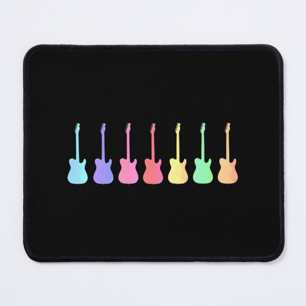 Item preview, Vibrant Row of Colorful Electric Guitars Artistic Design designed and sold by MailboxSquad.