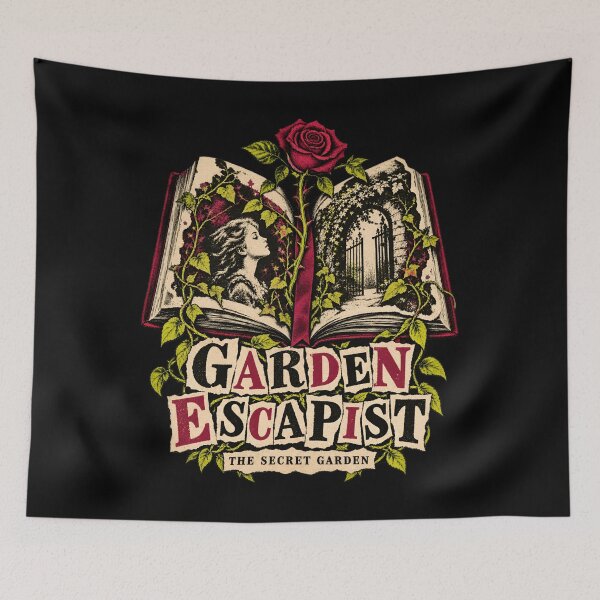Item preview, The Secret Garden – Garden Escapist Open Book designed and sold by Fenay Designs.