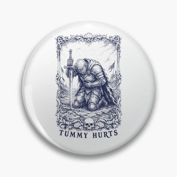 Item preview, Tummy Hurts Knight Meme designed and sold by Hedoraxe.