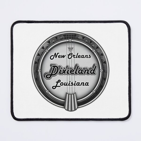 Item preview, Vintage New Orleans Dixieland Jazz Louisiana Retro Music Design designed and sold by MailboxSquad.
