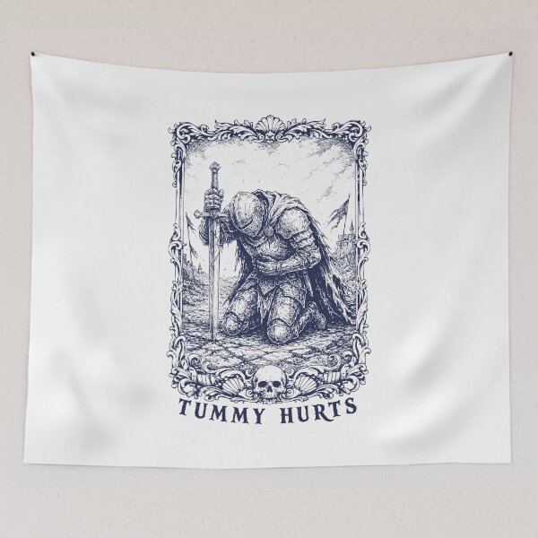 Item preview, Tummy Hurts Knight Meme designed and sold by Hedoraxe.