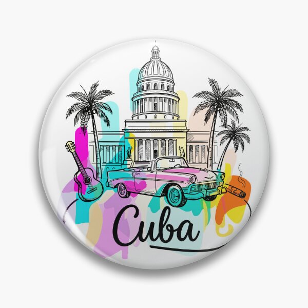 Item preview, Cuba Havana Vintage Travel Art designed and sold by EdwinkOne.