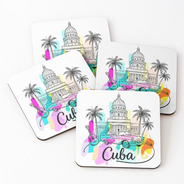 Item preview, Cuba Havana Vintage Travel Art designed and sold by EdwinkOne.