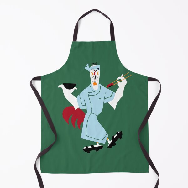 Item preview, Japanese chef rooster in Light Blue designed and sold by UVAART.
