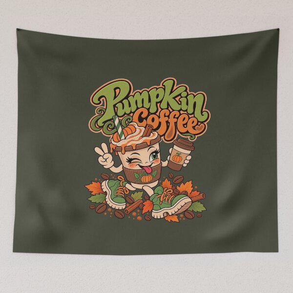 Item preview, Pumpkin Coffee – Cute Cozy Fall Coffee designed and sold by Aimetoi.