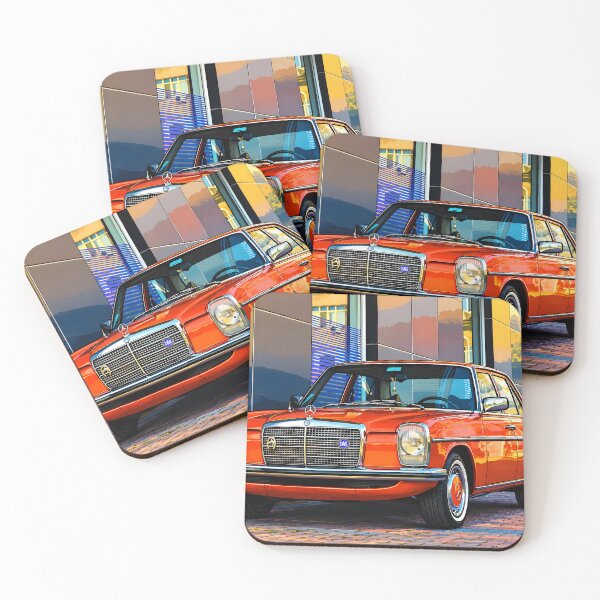 Item preview, Vintage Orange Classic Car Retro Automotive Street Art designed and sold by BlueStar45.