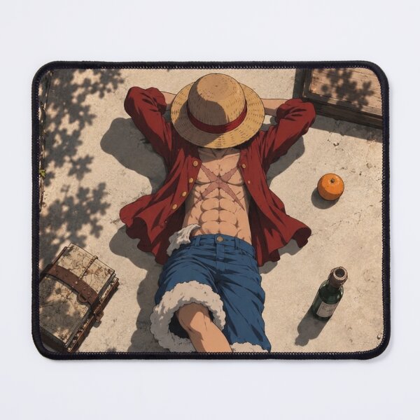 Item preview, Monkey D Luffy Relaxing Dappled Shade One Piece (HIGH-QUALITY) designed and sold by ShawnMorrisDesigns.