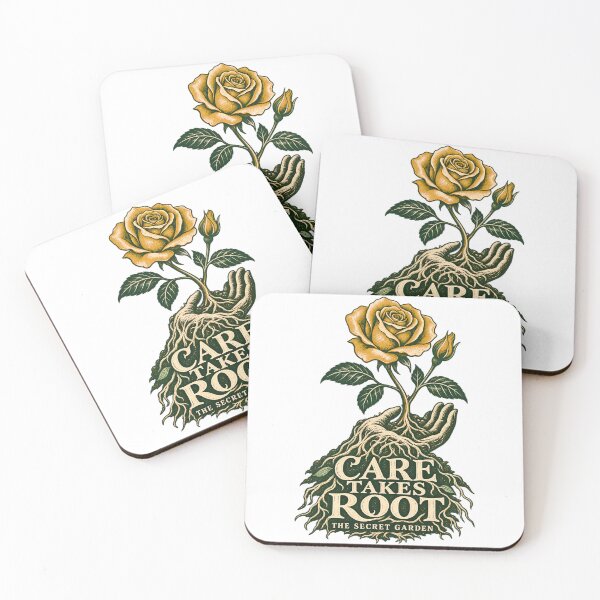 Item preview, The Secret Garden – Care Takes Root Golden Rose designed and sold by Fenay Designs.