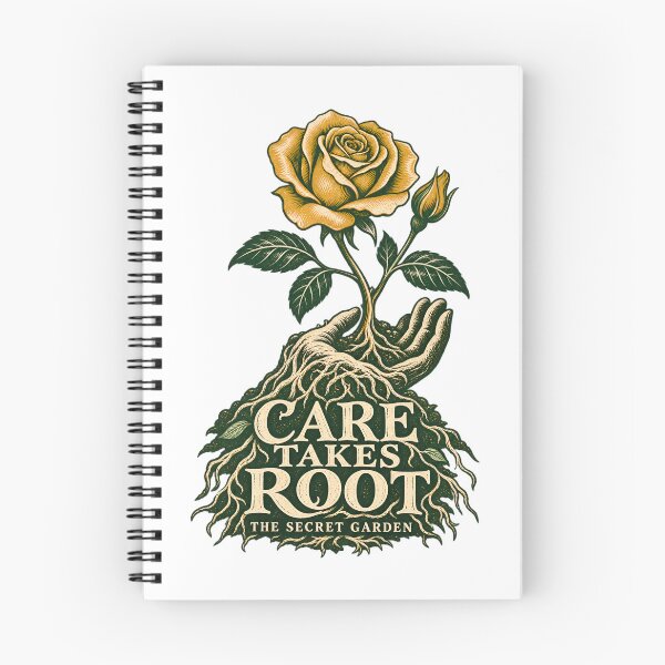 Item preview, The Secret Garden – Care Takes Root Golden Rose designed and sold by Fenay Designs.