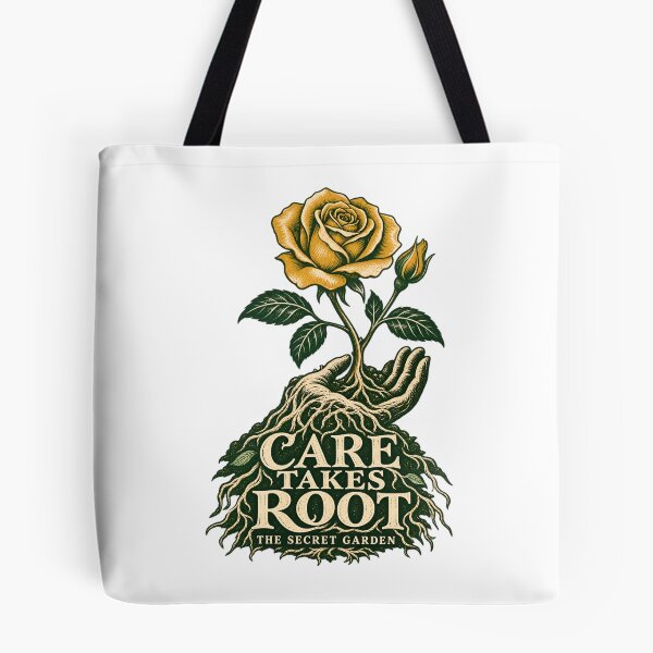 Item preview, The Secret Garden – Care Takes Root Golden Rose designed and sold by Fenay Designs.