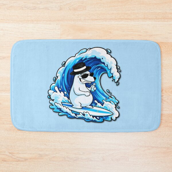 Item preview, Copy of Mr. Nonchalance Bear Sippin' with Attitude - Surfing designed and sold by YOFANTZ!.