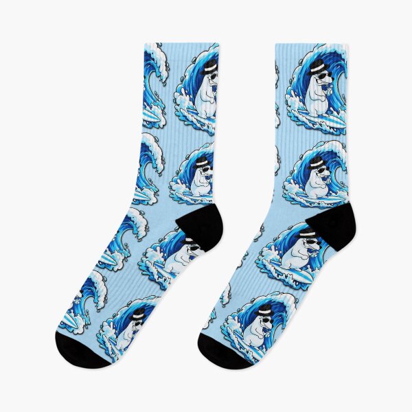 Item preview, Copy of Mr. Nonchalance Bear Sippin' with Attitude - Surfing designed and sold by YOFANTZ!.
