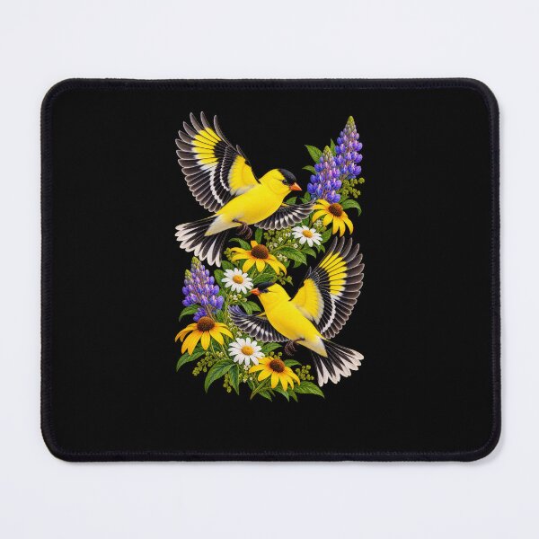 Item preview, Goldfinches In Garden Flight designed and sold by RockitBaby.