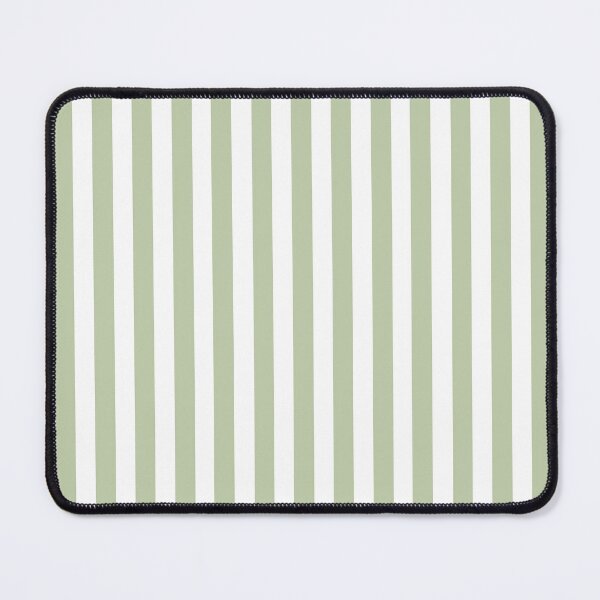 Aperçu de l'œuvre Rayures bonbon vert sauge et blanc créée et vendue par RishabhArts1.