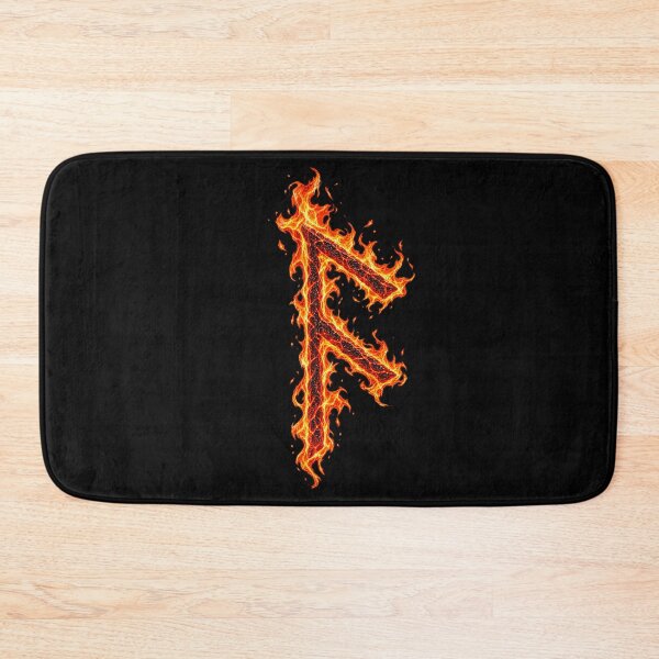 Item preview, Ansuz Rune in flame designed and sold by Faust-ART.