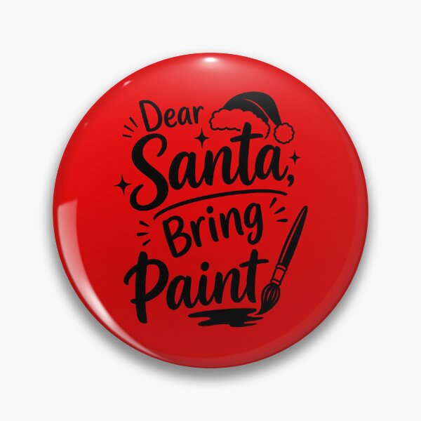 Item preview, Dear Santa Bring Paint | Funny Christmas Artist Gift Design designed and sold by DesignHouse07.