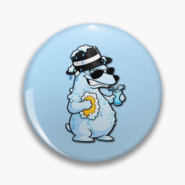 Item preview, Mr. Nonchalance Bear Sippin' with Attitude - Shower  designed and sold by YOFANTZ!.