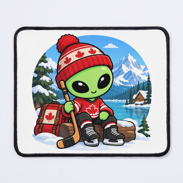 Item preview, Canadian Alien | Hockey & Winter Adventure designed and sold by fedetrev.