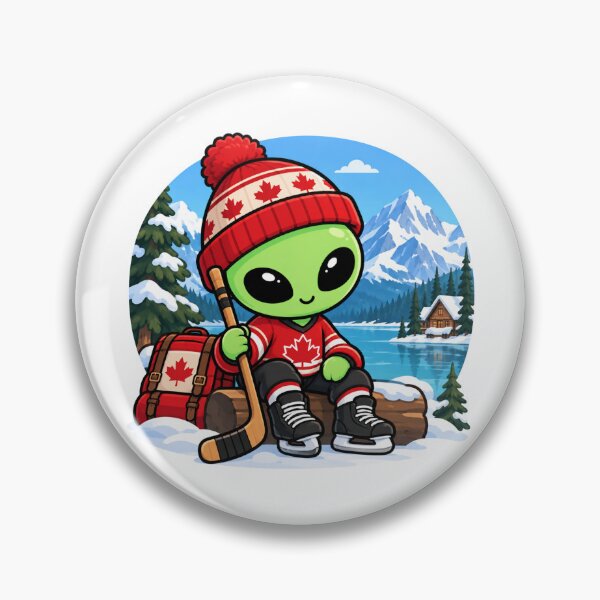 Item preview, Canadian Alien | Hockey & Winter Adventure designed and sold by fedetrev.