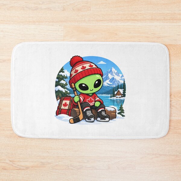 Item preview, Canadian Alien | Hockey & Winter Adventure designed and sold by fedetrev.