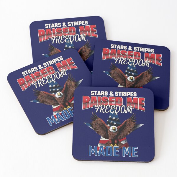 Item preview, Stars & Stripes Raised Me, Freedom Made Me designed and sold by The Crafty Rabbit Meadery.