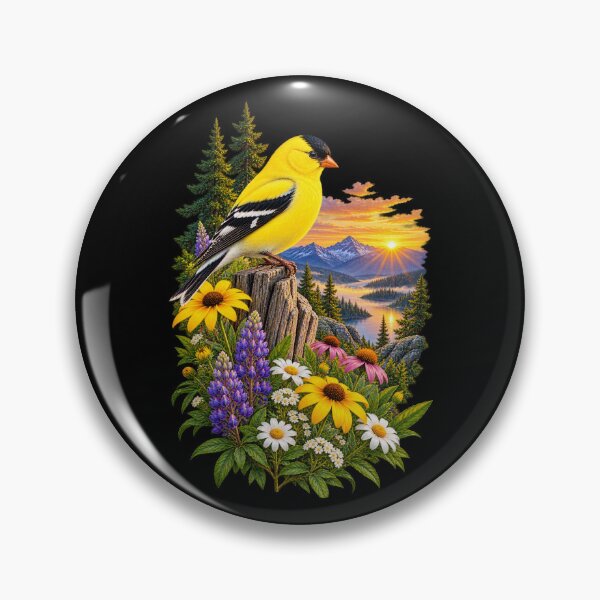 Item preview, Goldfinch At Sunrise designed and sold by RockitBaby.