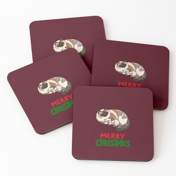 Item preview, Cute Ragdoll Cat Merry Christmas Holiday Art designed and sold by stormk10.