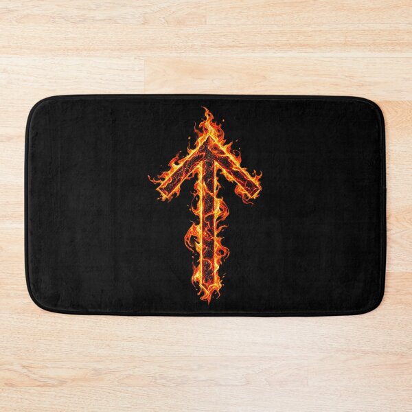 Artikelvorschau, Tiwaz Rune in Flammen entworfen und verkauft von Faust-ART Design.