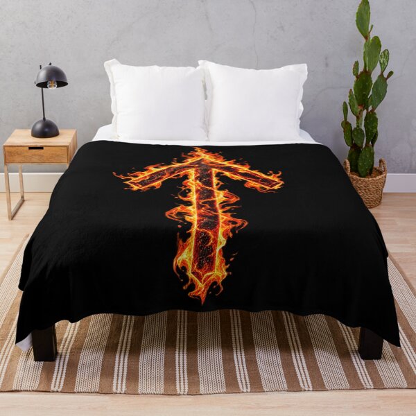 Artikelvorschau, Tiwaz Rune in Flammen entworfen und verkauft von Faust-ART Design.