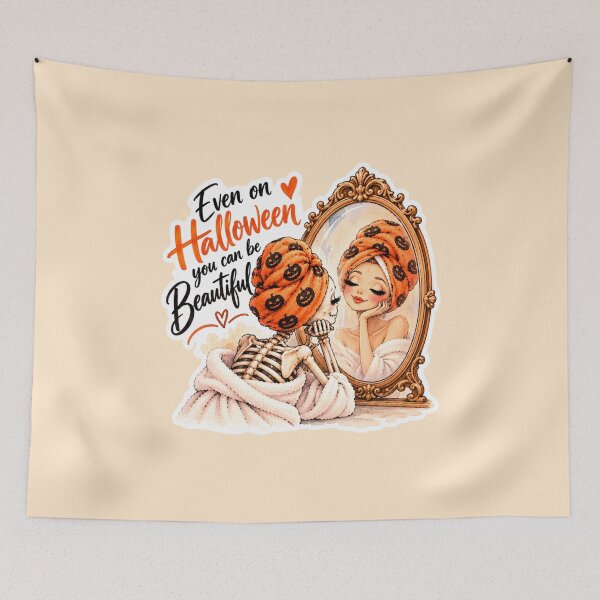 Item preview, Halloween Self Care Skeleton Spa Funny Quote designed and sold by GusiaTreasures.