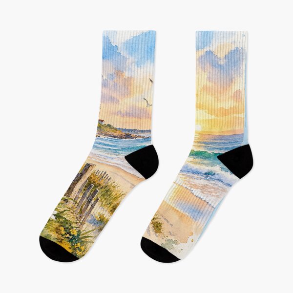 Item preview, Lighthouse on the Atlantic Coast in Watercolor - Argentine Landscapes designed and sold by Esencia Argentina.