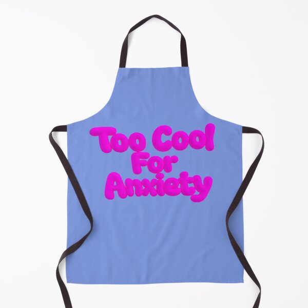 Item preview, Too Cool For Anxiety – Motivational Bubble Letter Sticker designed and sold by tviyluv.