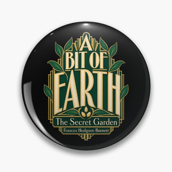 Item preview, The Secret Garden – A Bit of Earth Art Deco Crest designed and sold by Fenay Designs.