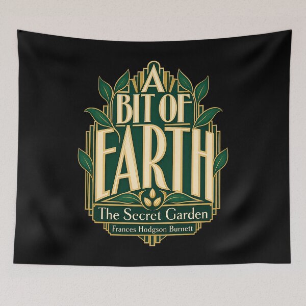Item preview, The Secret Garden – A Bit of Earth Art Deco Crest designed and sold by Fenay Designs.