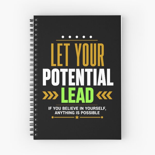 Item preview, Let Your Potential Lead Motivational Success Mindset designed and sold by rejowan-arts.