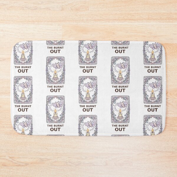 Item preview, The Burnt Out Tarot Card - Kawaii Moth designed and sold by Visual Dept..