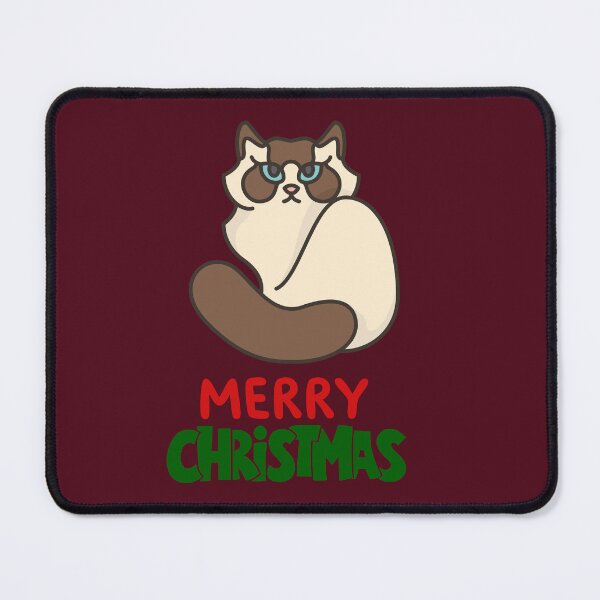 Item preview, Cute Ragdoll Cat Merry Christmas Holiday Art designed and sold by stormk10.