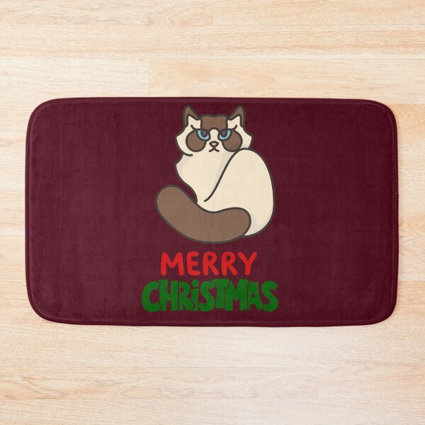 Item preview, Cute Ragdoll Cat Merry Christmas Holiday Art designed and sold by stormk10.