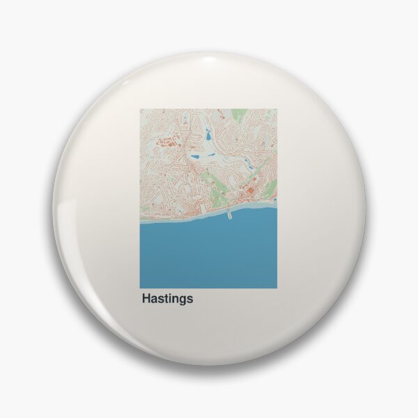 Item preview, Hastings Minimalistic Map Art designed and sold by MapsNerd.