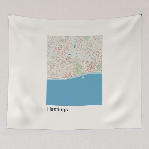 Item preview, Hastings Minimalistic Map Art designed and sold by MapsNerd.