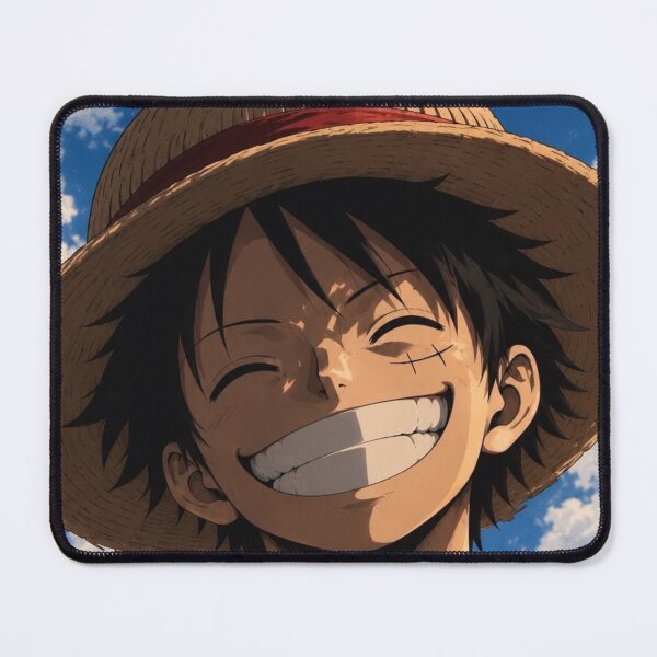 Item preview, Monkey D Luffy Smiling Blue Sky Straw Hat One Piece (HIGH-QUALITY) designed and sold by ShawnMorrisDesigns.