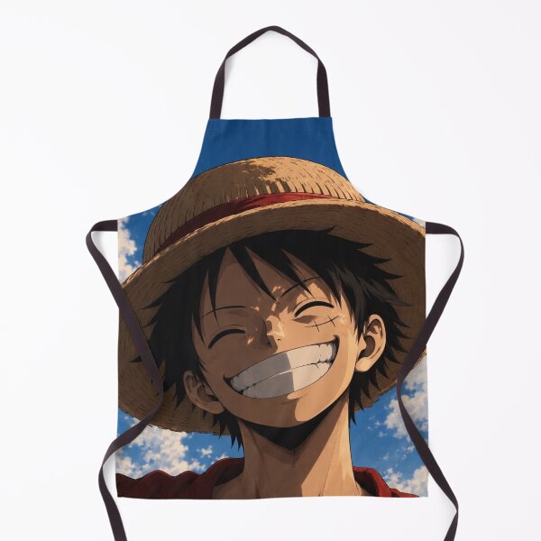 Item preview, Monkey D Luffy Smiling Blue Sky Straw Hat One Piece (HIGH-QUALITY) designed and sold by ShawnMorrisDesigns.