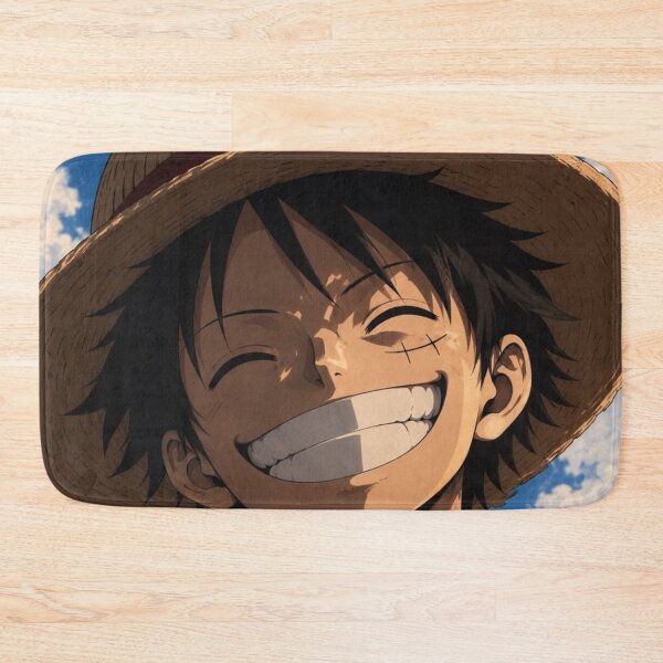 Item preview, Monkey D Luffy Smiling Blue Sky Straw Hat One Piece (HIGH-QUALITY) designed and sold by ShawnMorrisDesigns.