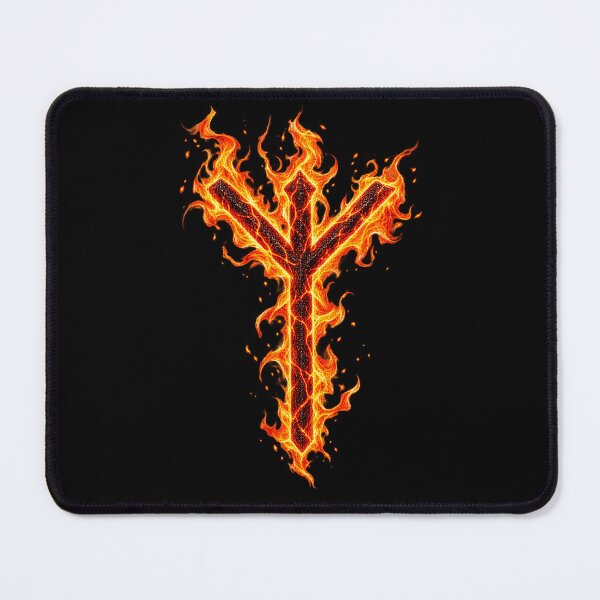 Item preview, Algiz Rune in flame designed and sold by Faust-ART.