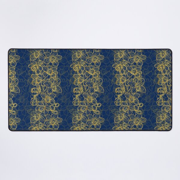Item preview, of golden line art orchids arranged designed and sold by babanovaesha.