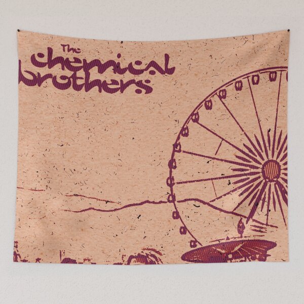 Item preview, The Chemical Brothers Original Custom Vintage Music Band Tee Unique Poster Wall Art designed and sold by Cool Robot Bro..