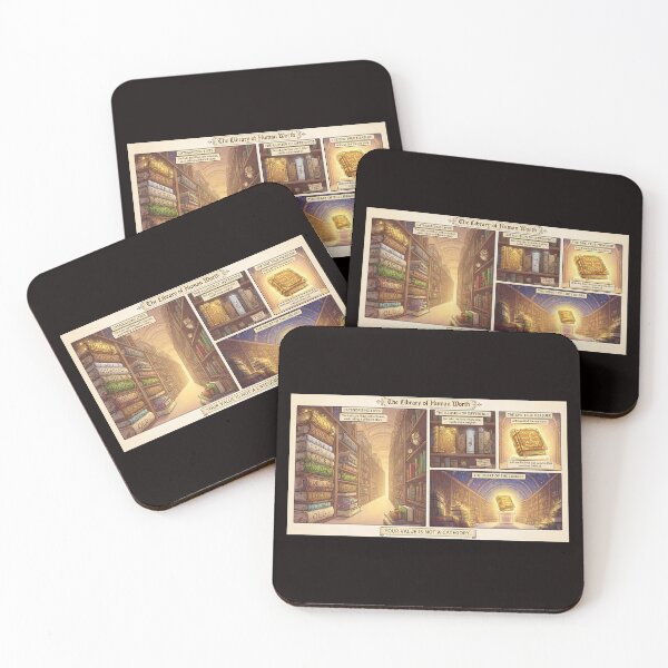 Item preview, Human dignity in the magical library of humanity designed and sold by Mianku | Für das Leben.